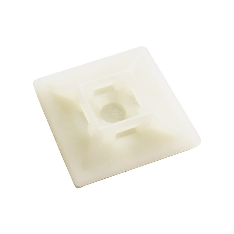 Steel Grip MP-30-1-N5 1 in. L White Cable Tie Base Mount 5 pk