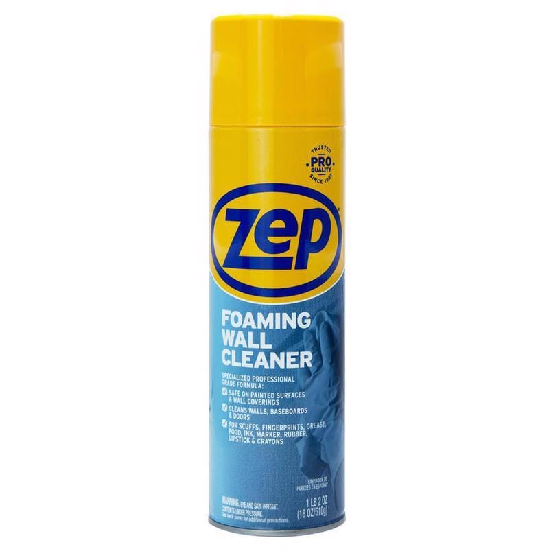 Zep ZUFWC18 No Scent Wall Cleaner Foam 18 oz