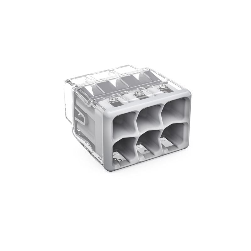 Wago 2773-406/K-0008 6 Port Push-In Wire Connector 5 pk