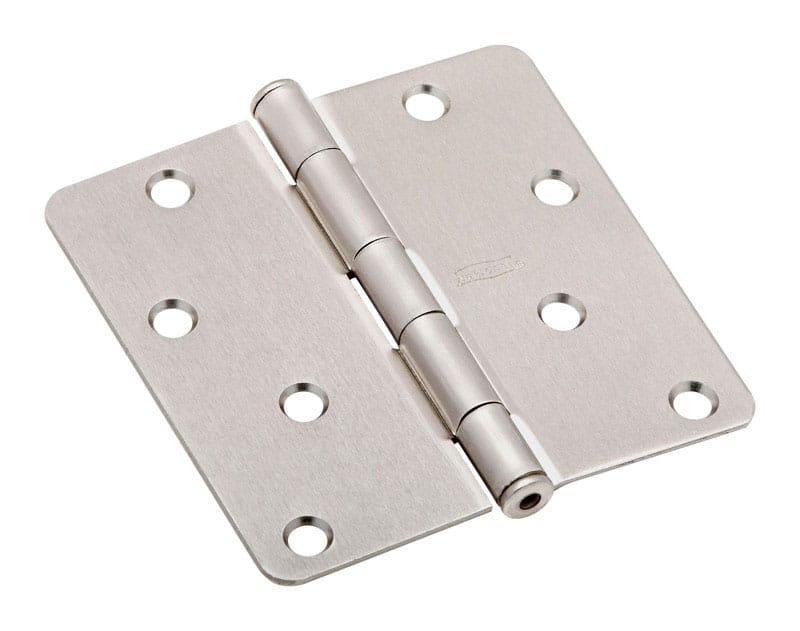 National Hardware N830-246 4 in. L Satin Nickel Door Hinge 1 pk