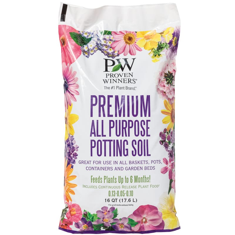 Proven Winners 3101012.Q16P All Purpose Potting Soil 16 qt