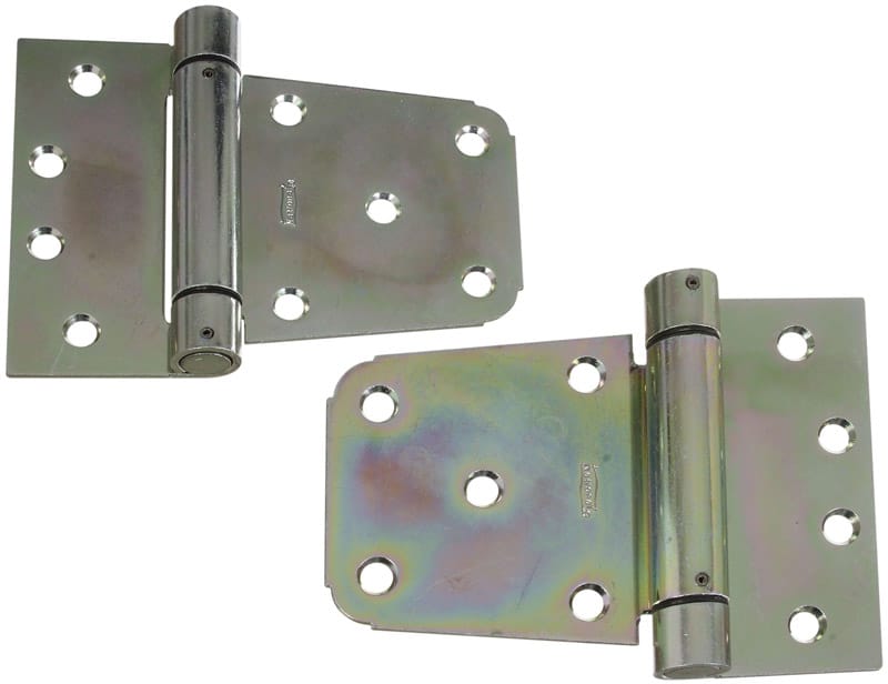 National Hardware N342-584 3-1/2 in. L Zinc-Plated Steel Extra Heavy Auto-Close Gate Hinge Set 1 pk
