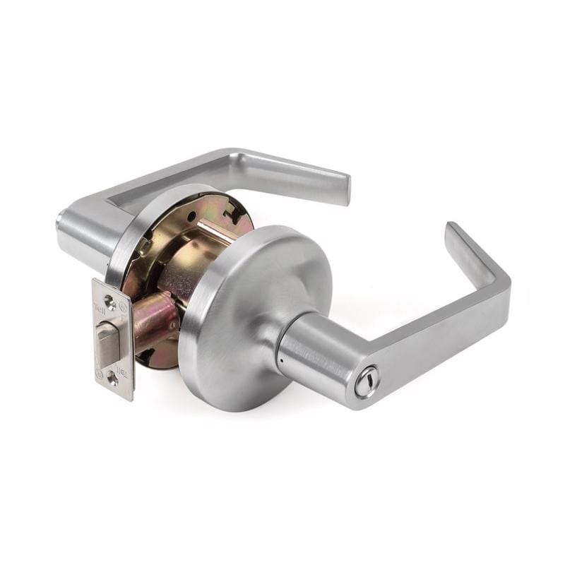 Tell CL100016 Cortland Satin Chrome Privacy Lockset 2 in.
