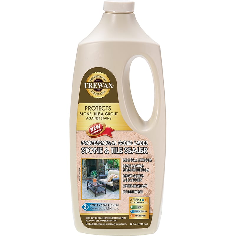 Trewax 887142027 Commercial and Residential Stone and Tile Sealer Finish 32 oz