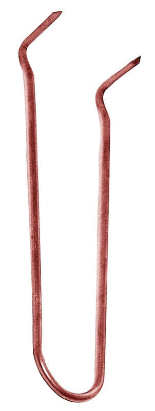 Sioux Chief 506-26CPK2 1/2 x 6 in. Copper Plated Copper Wire Pipe Hook