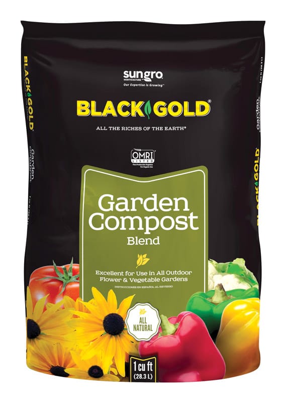 Black Gold 1411602 1CF P Organic Blend Garden Compost 1 cu ft