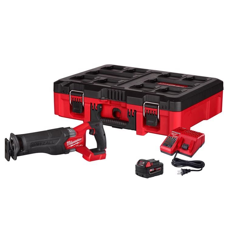 Milwaukee Tool 2821-21PO Milwaukee Cordless Brushless Reciprocating Saw Kit (Battery & Charger)