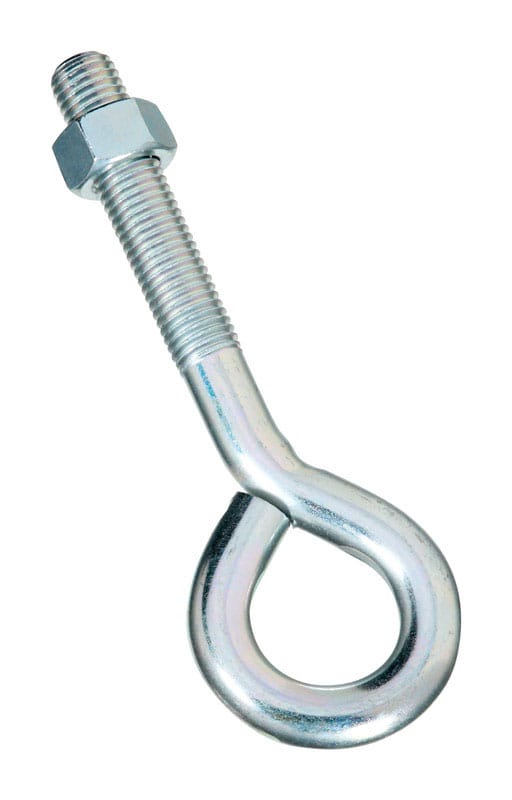 National Hardware N347-724 3/4 in. X 8 in. L Zinc-Plated Steel Eyebolt Nut Included