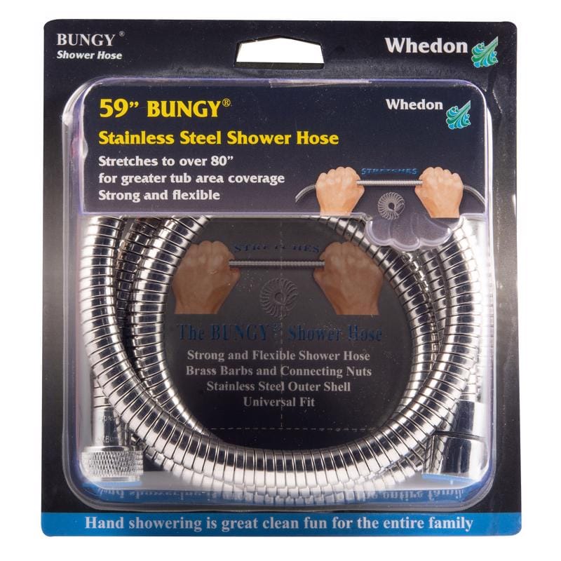 Whedon Hand Showers AF205C Whedon BUNGY Chrome Stainless Steel 59 in. Shower Hose