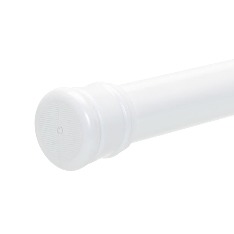 Zenna Home 506W Shower Curtain Rod 72 in. L White