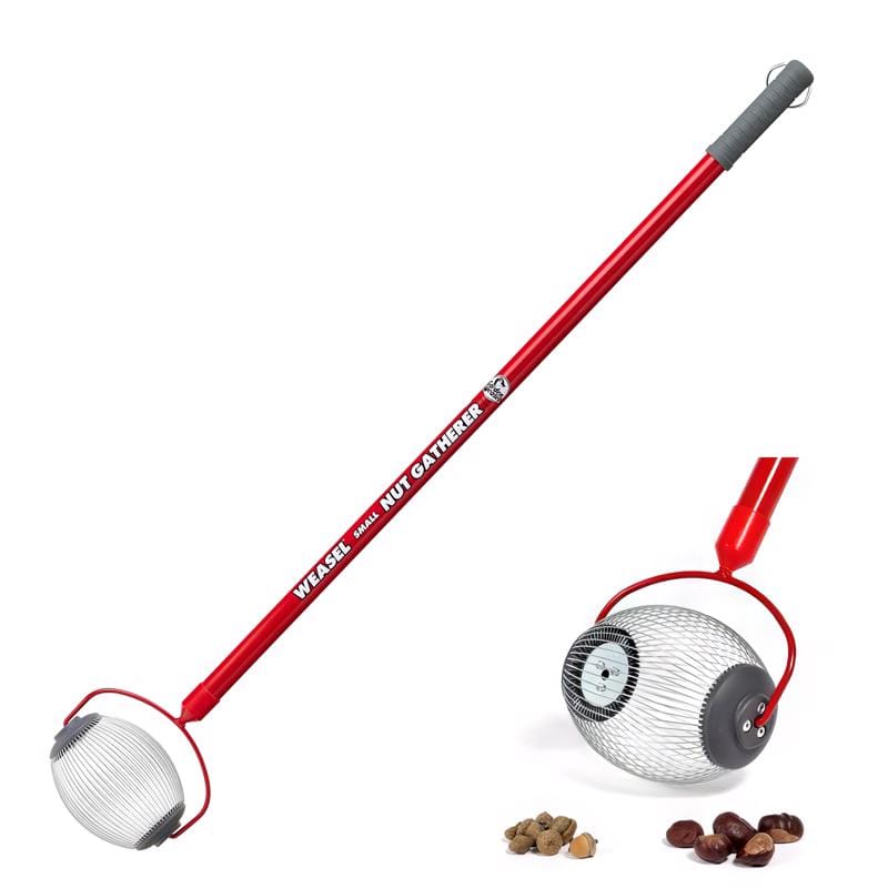 Garden Weasel 95334 Small 47.5 in. Steel Nut Gatherer Steel Handle