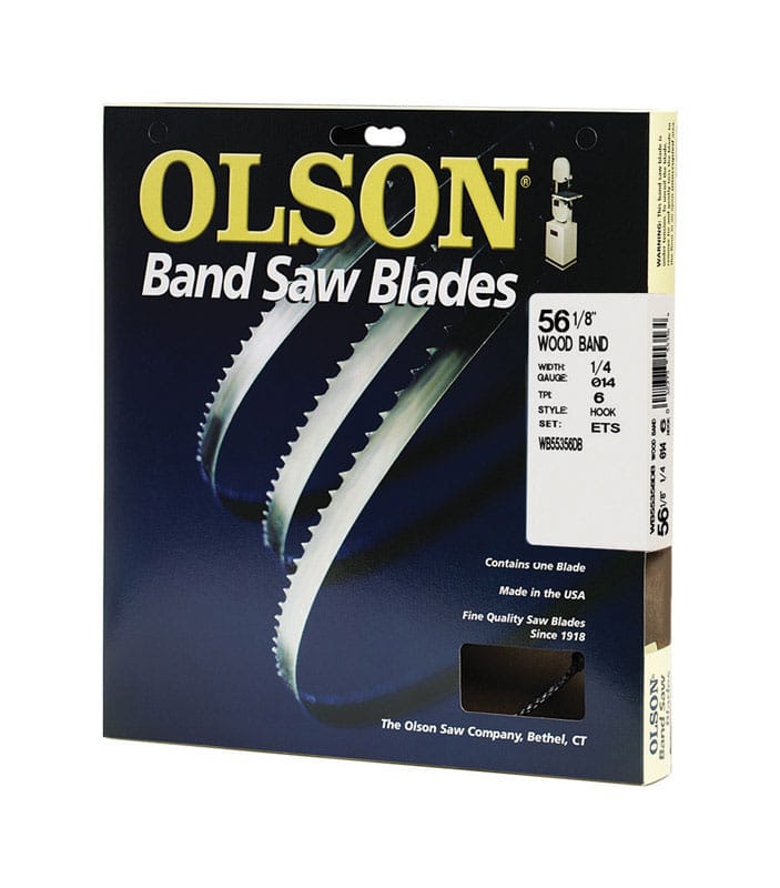 Olson WB55356 56.1 in. L X 0.3 in. W Carbon Steel Band Saw Blade 6 TPI Hook teeth 1 pk