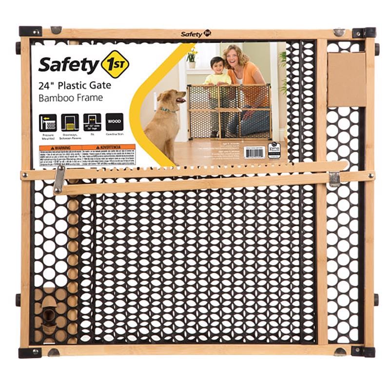 Safety 1ST GA035 Multicolored 24 in. H X 28-42 in. W Wood Child Safety Gate