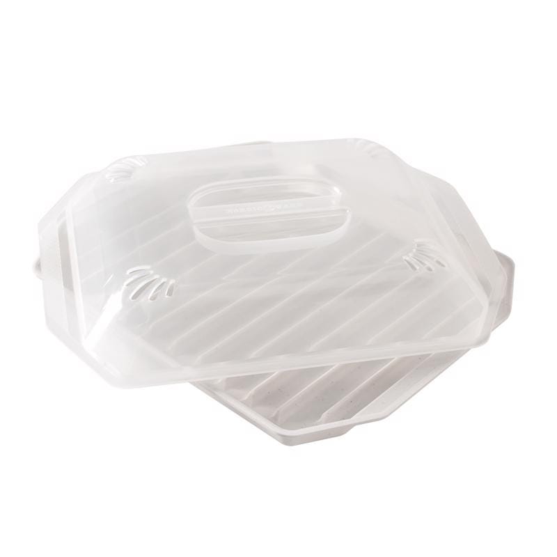 Nordic Ware 60109 7.6 in. W X 8.8 in. L Microwave Bacon/Meat Rack Natural 2 pc