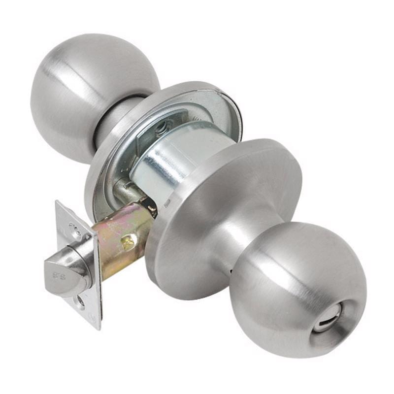 Tell CL101704 Empire Satin Stainless Steel Entry Door Knob 1-3/4 in.