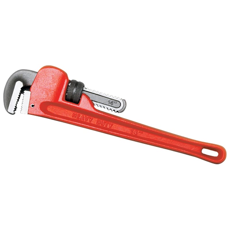 Performance Tool W1133-14B 2 in. Pipe Wrench 14 in. L Orange 1 pc