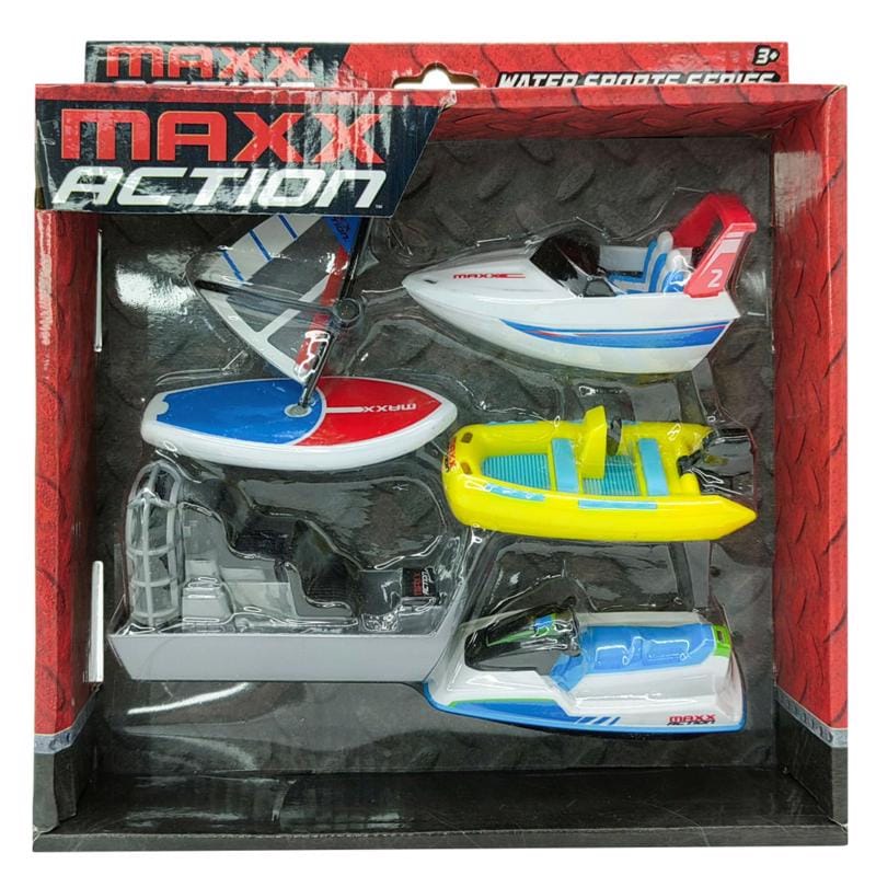 Maxx Action 470217 Micro Water Sport Vehicles Multicolored 5 pc