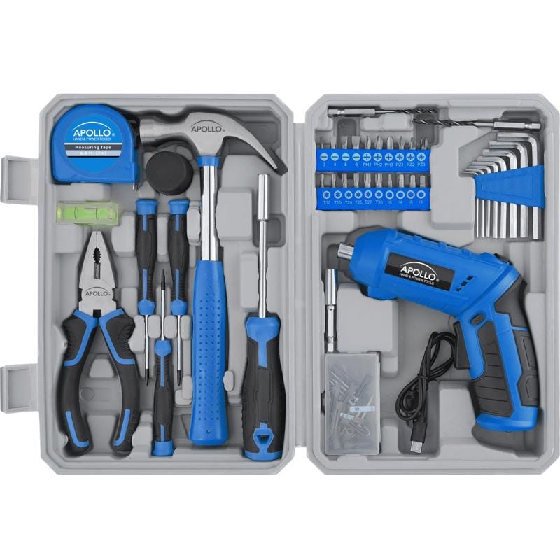 Apollo Tools DT2020 Household Tool Kit 81 pc