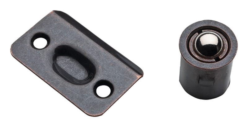 National Hardware N830-108 Oil Rubbed Bronze Steel Drive-In Ball Catch 2.5 in. 1 pk