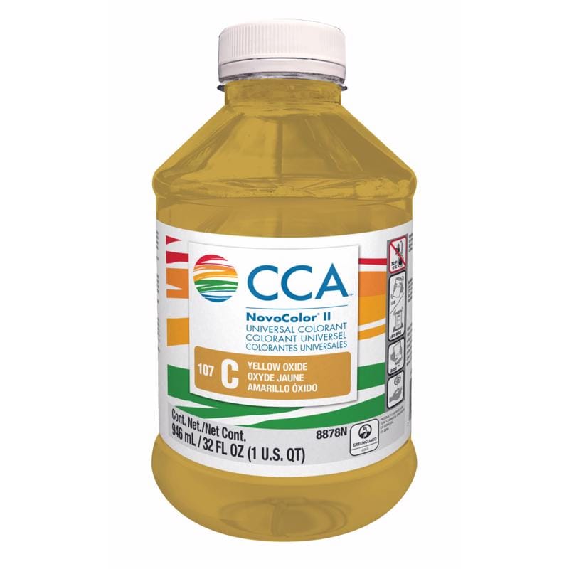Cca 076.008878N.005 NovoColor II Yellow Oxide Paint Colorant 1 qt