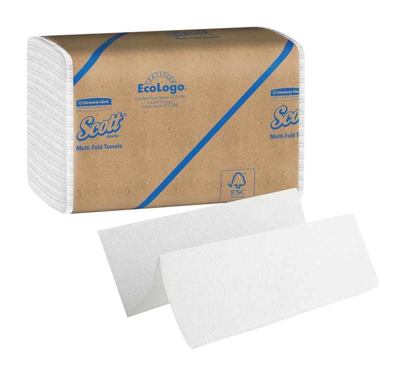 Scott 01840 Multi-Fold Towels 250 sheet 1 ply 16 pk