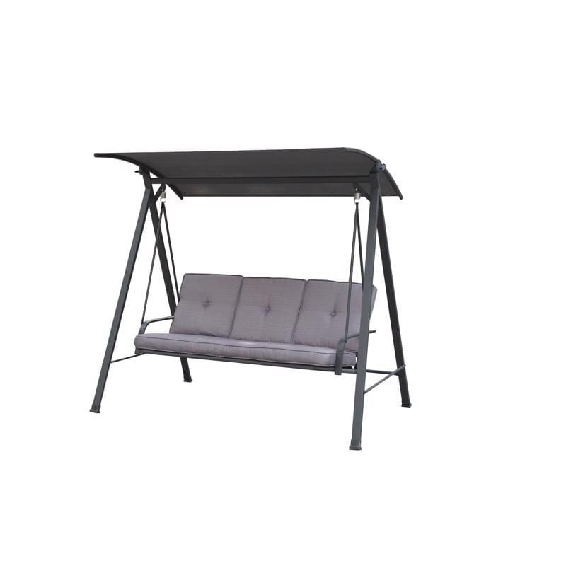 Living Accents RUS496K 3 Person Steel Bench Swing