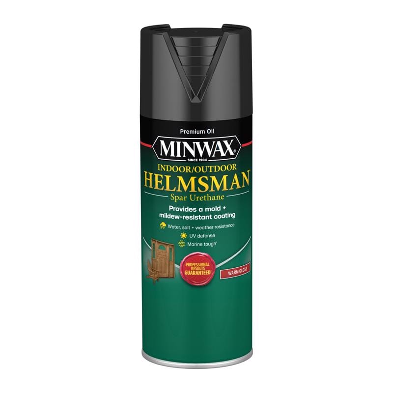 Minwax 342500000 Helmsman Warm Gloss Clear Solvent-Based Spar Urethane 11 oz