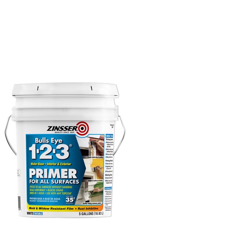Zinsser 2000 Bulls Eye 123 White Primer and Sealer 5 gal