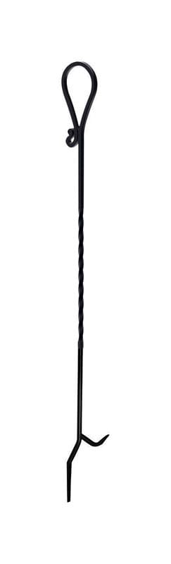 Panacea 15353 Black Powder Coated Steel Fireplace Poker