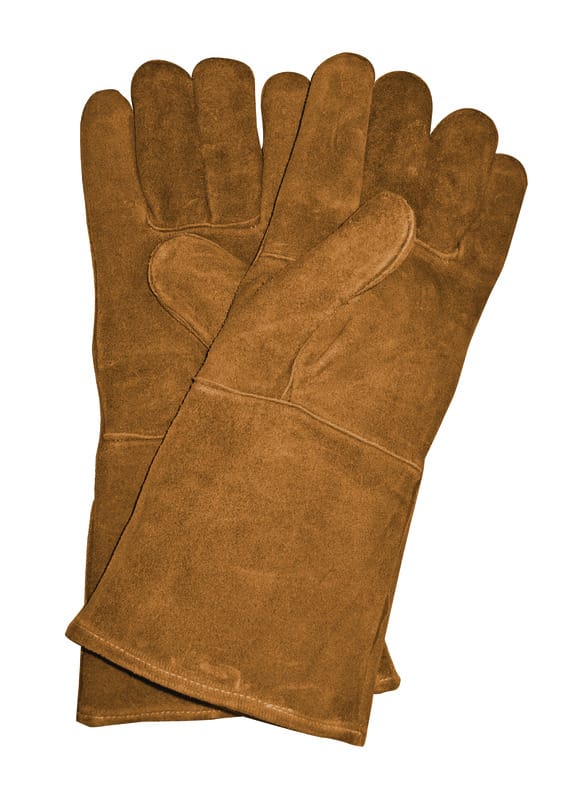 Panacea 15331 Unisex Indoor/Outdoor Fireplace Hearth Gloves Brown One Size Fits All 1 pair