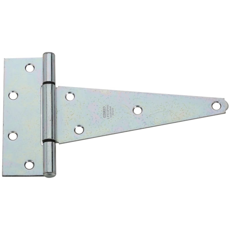 National Hardware N129-221 8 in. L Zinc-Plated Extra Heavy Duty T-Hinge 1 pk