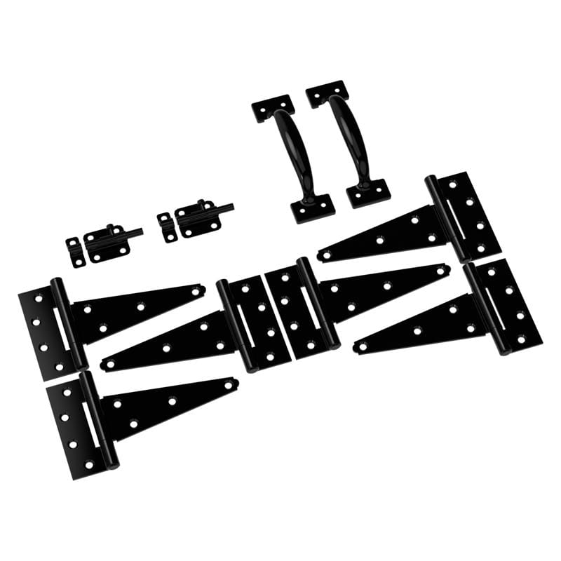 National Hardware N166-006 Black Steel Shed Kit 1 pk