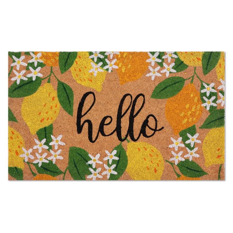 First Concept FC-73206 18 in. W X 30 in. L Multi-Color Coir Door Mat
