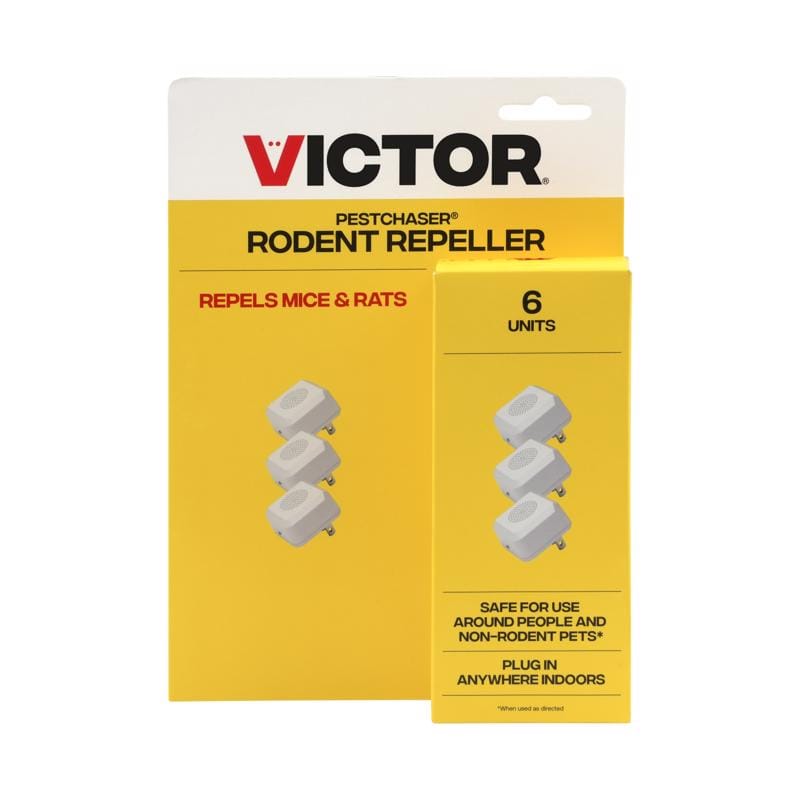 Victor M756K PestChaser Plug-In Electronic Pest Repeller For Rodents 6 pk