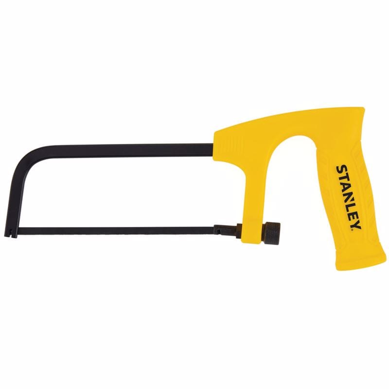 Stanley STHT14037 6 in. High Carbon Steel Hacksaw Black/Yellow 1 pc