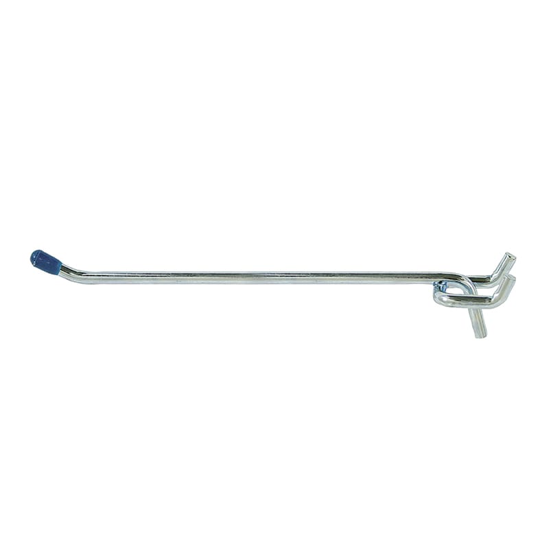 Crawford 14360 Zinc Plated Silver Steel 6 in. Peg Hooks 2 pk