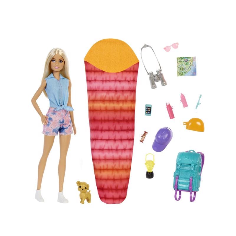 Barbie HDF73 Malibu Barbie Camping Doll Multicolored