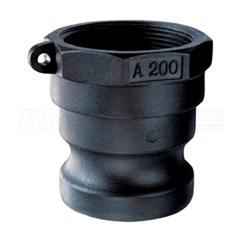 Abbott Rubber QA-150-PP Polypropylene 1-1/2 in. D X 1-1/2 in. D Male Adapter 1 pk