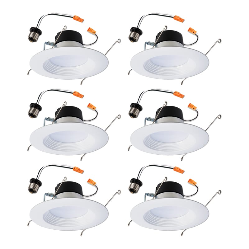 Halo LT560WH6930-6CA LA5 Series Matte Soft White 5/6 in. W LED Retrofit Recessed Lighting 8 W