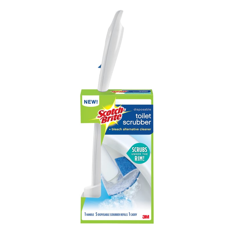 Scotch-Brite 558-SK-4NP Clean Scent Disposable Toilet Scrubber