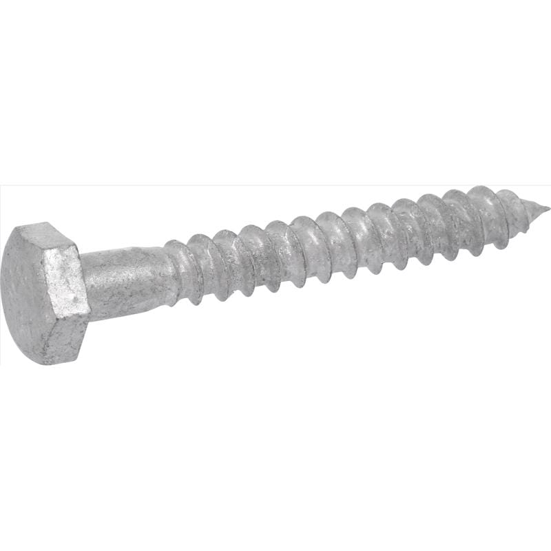 Hillman 7812092 1/2 in. X 3 in. L Hex Hot Dipped Galvanized Steel Lag Screw 50 pk