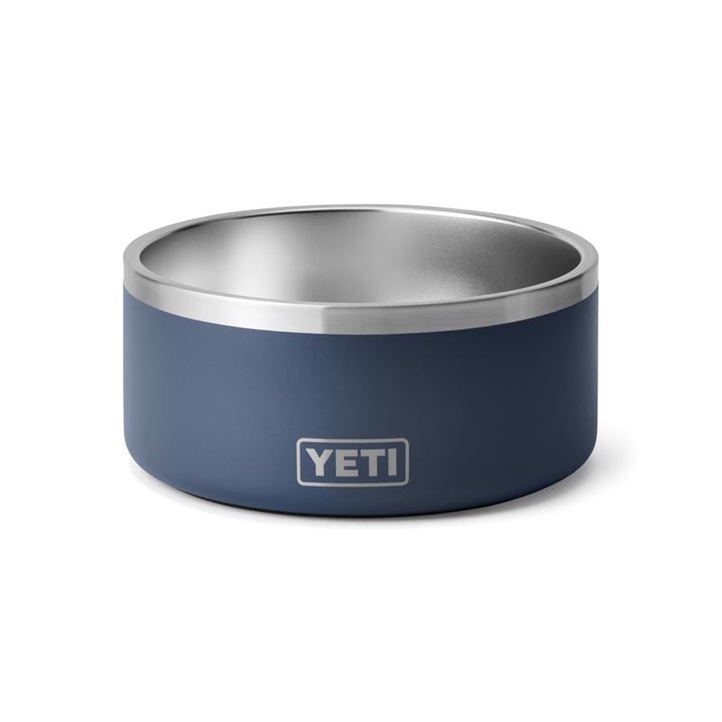 Yeti 21071504131 Boomer Navy Stainless Steel 8 cups Pet Bowl For Dogs