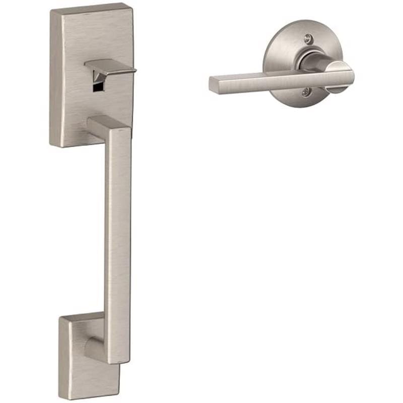 Schlage FE285GCEN619LAT Century Satin Nickel Entry Handleset 1-3/4 in.