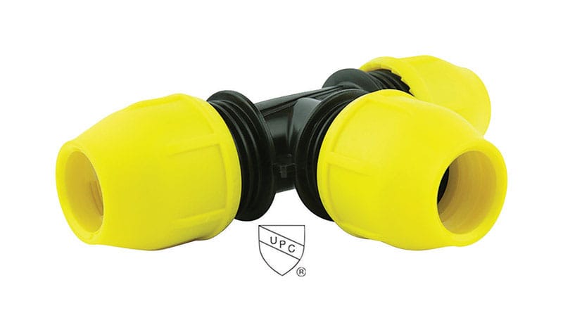 Home-Flex 18-401-007 Underground 3/4 in. IPS in. X 3/4 in. D IPS in. Polyethylene Tee