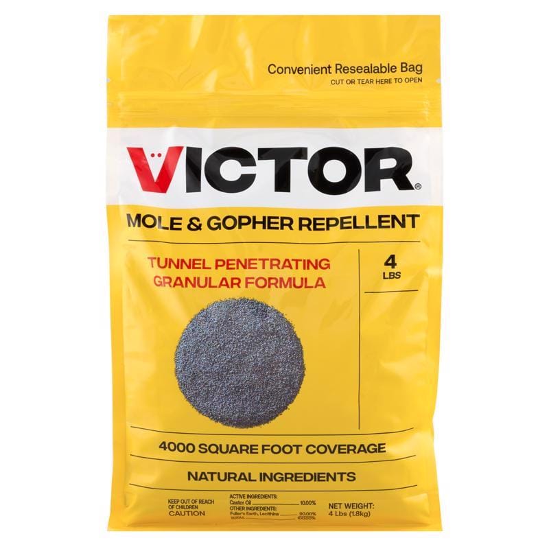 Victor M7001-1 Animal Repellent Granules For Gophers and Moles 4 lb