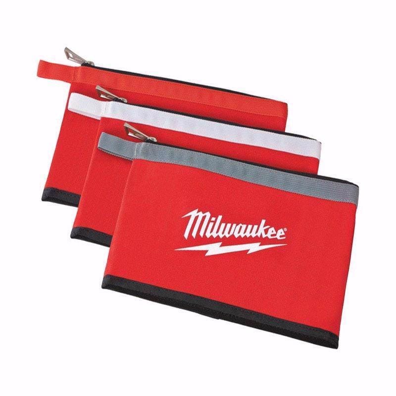 Milwaukee 48-22-8193 Canvas Tool Pouch Red 3 pc