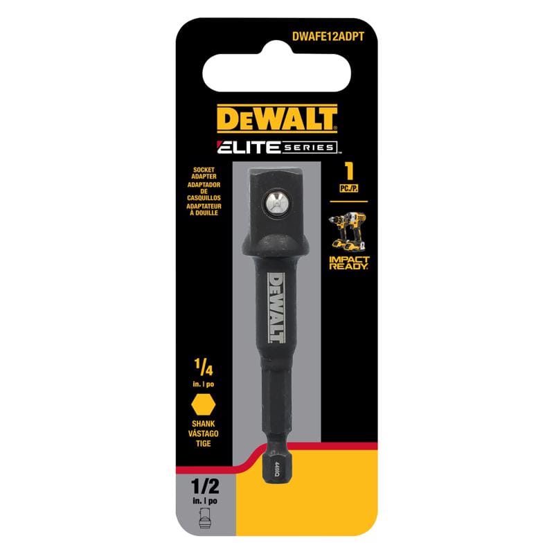Dewalt DWAFE12ADPT ELITE SERIES 1/2 in. drive Socket Adapter 1 pc