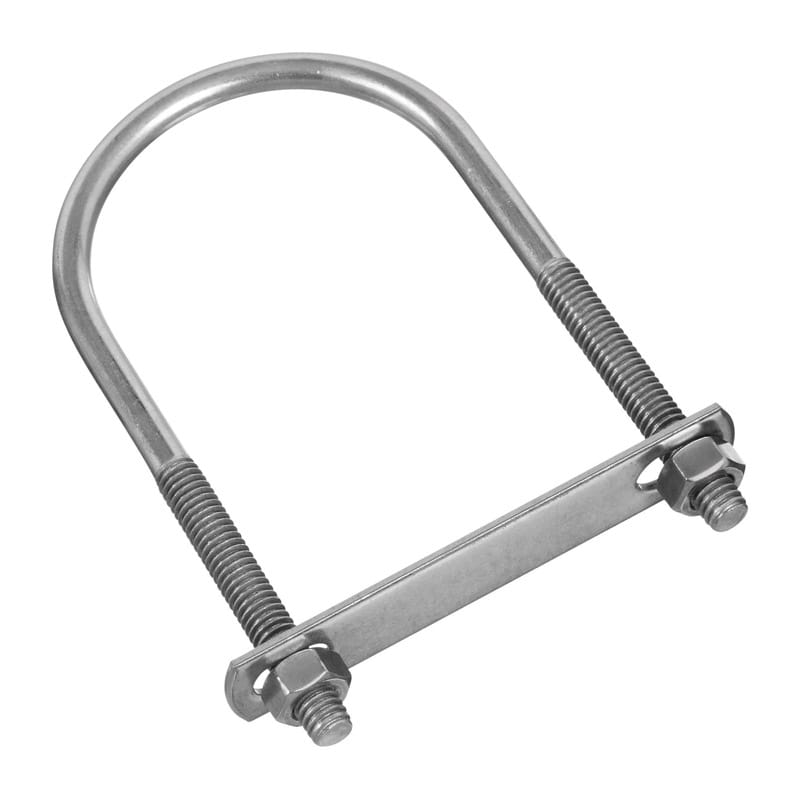 National Hardware N222-471 5/16 in. X 2-1/2 in. W X 5 in. L Coarse Zinc-Plated Stainless Steel U-Bolt