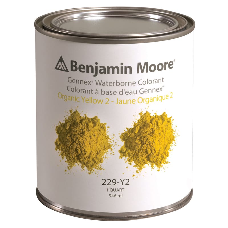 Benjamin Moore 0229Y2-004 Organic Yellow 2 Paint Colorant 1 qt