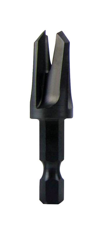 Make It Snappy 40316 1/4 in. X 2 in. L Steel Tapered Plug Cutter Hex 1 pc